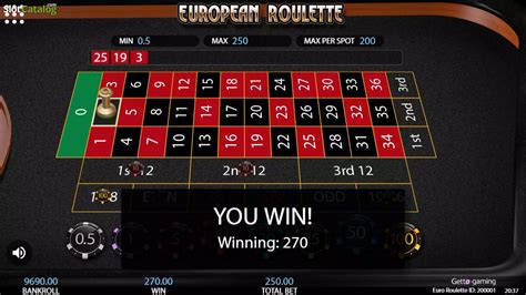 European Roulette Getta Gaming betsul